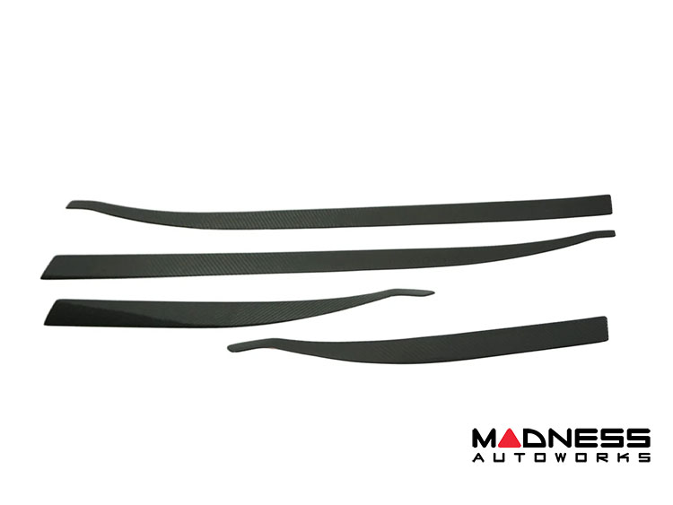 Jeep Renegade Door Trim - Lower Side Molding Kit - Carbon Fiber 